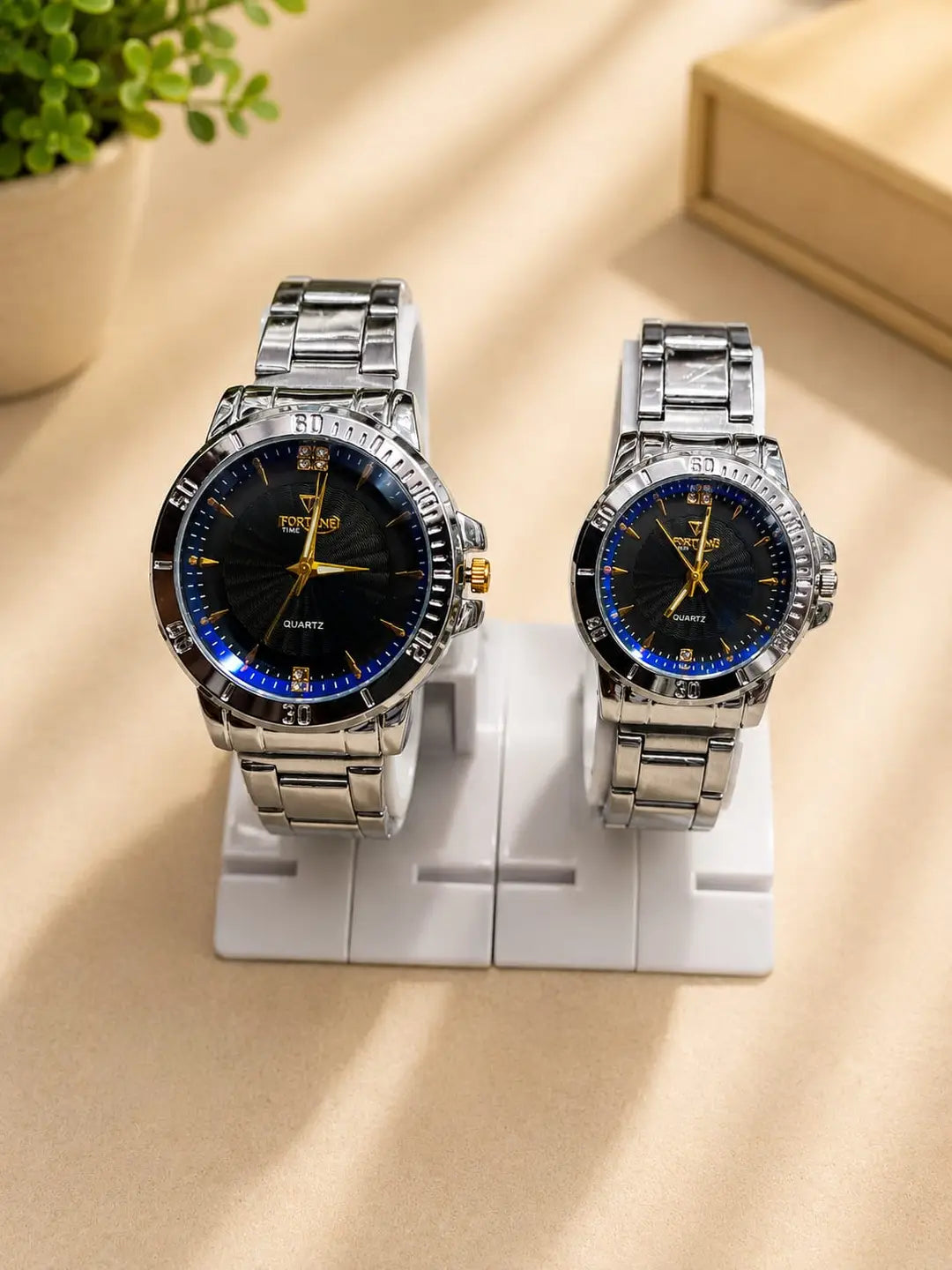 Unisex Couple Watches – Pack of 2