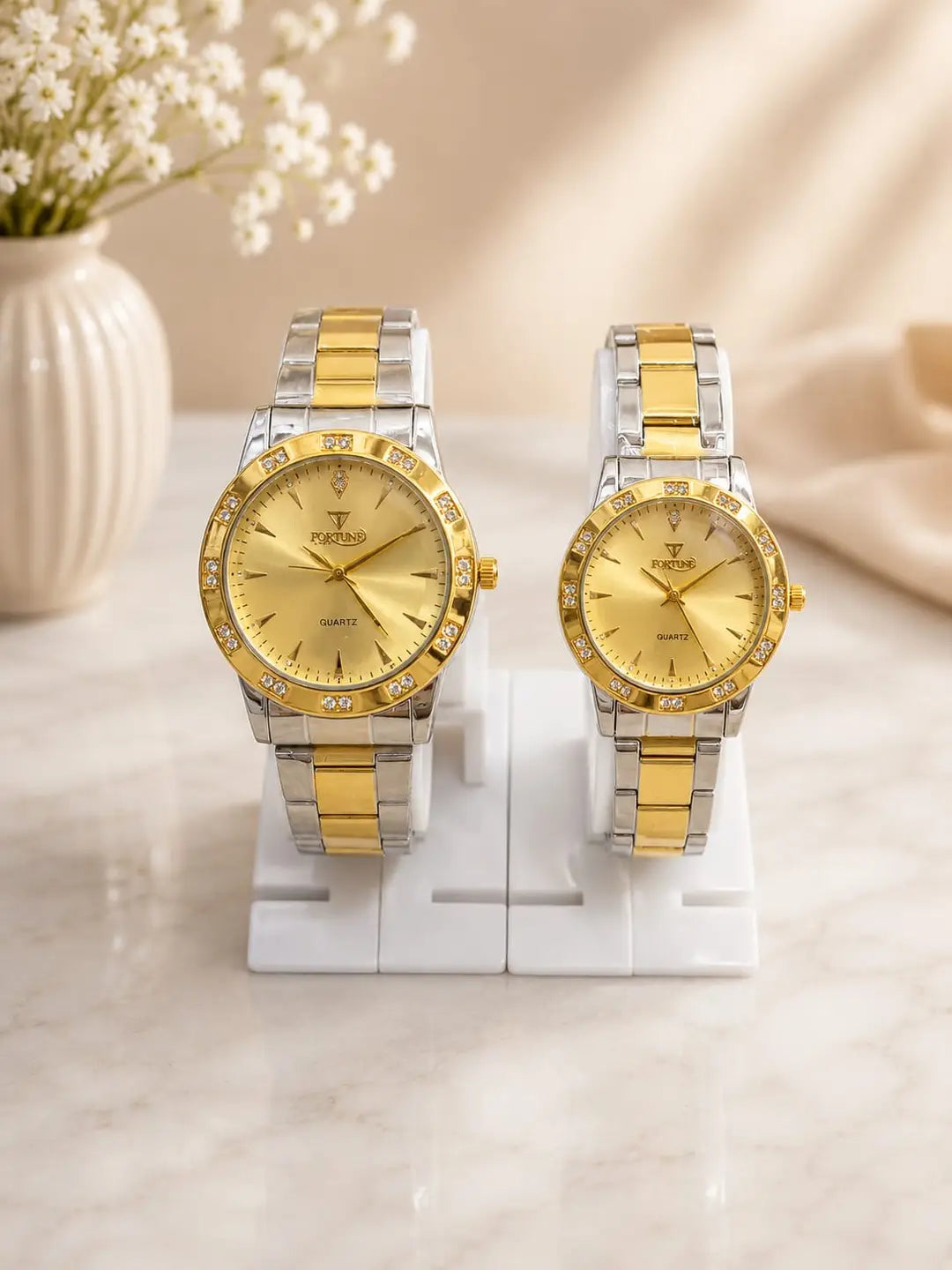 Unisex Couple Watches – Pack of 2