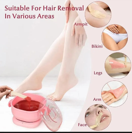 Pink Portable Wax Heater For Hair Removal – Electric Wax Warmer Machine