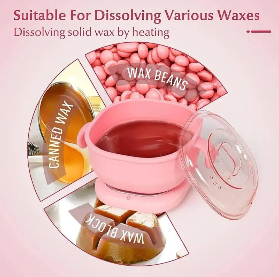 Pink Portable Wax Heater For Hair Removal – Electric Wax Warmer Machine